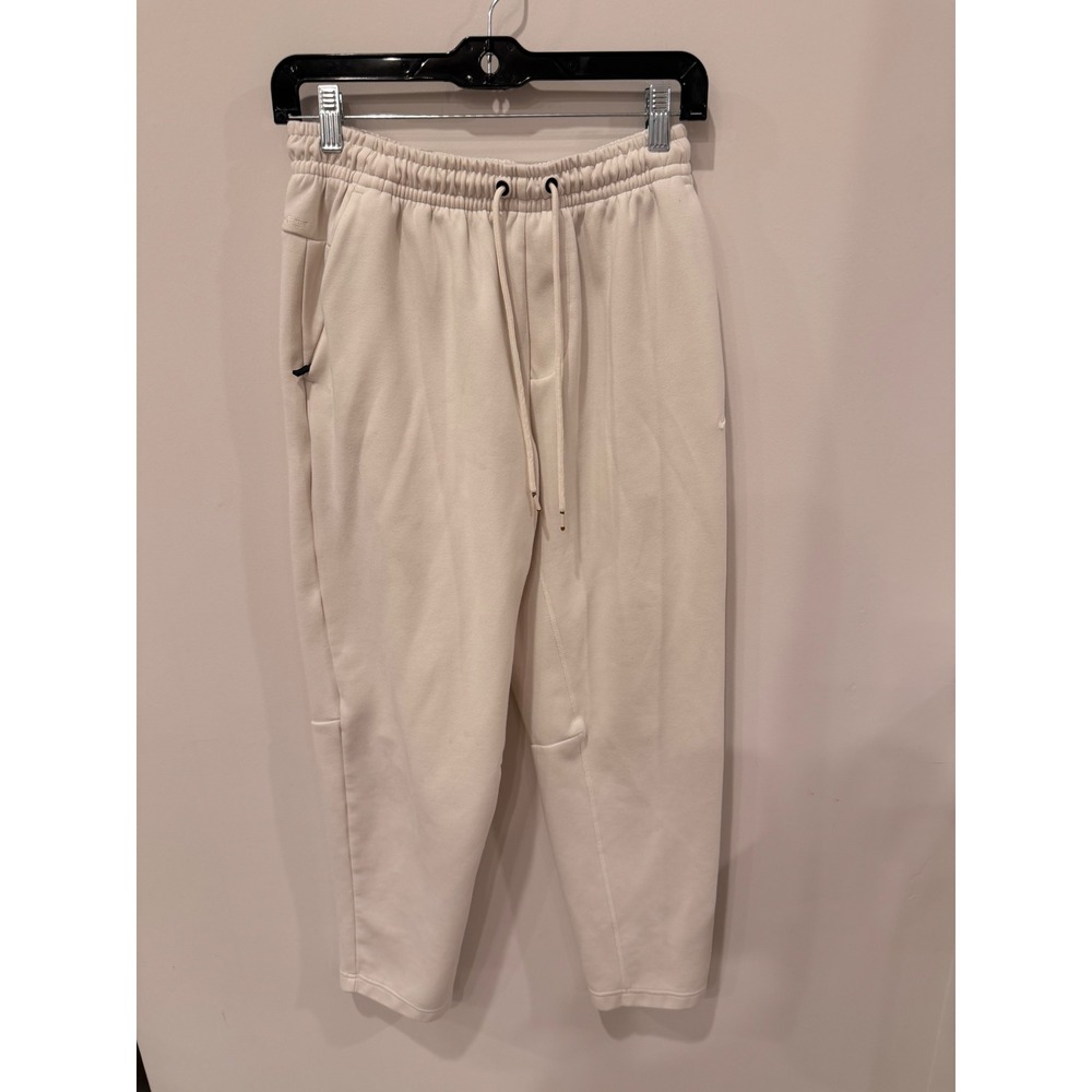 Nike Dri Fit Joggers Mens Medium Cream Sweatpants Tapered Athletic